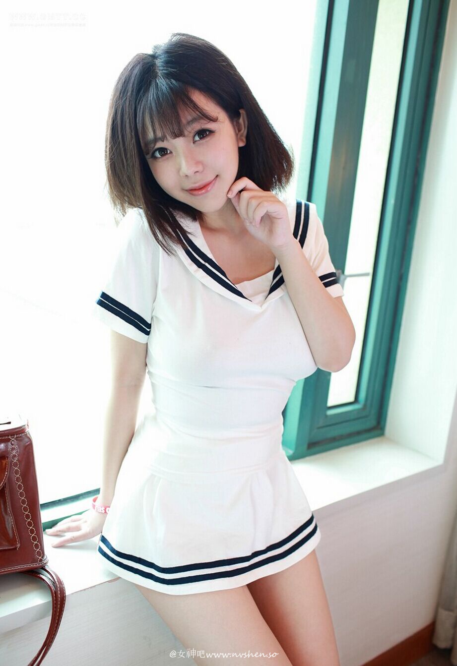 女神刘飞儿Faye校服写真