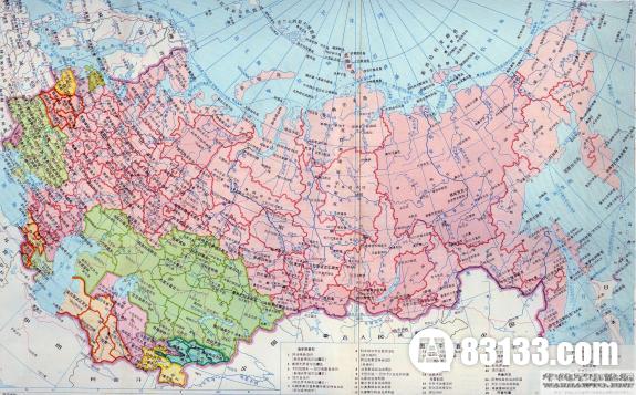 前苏联地图