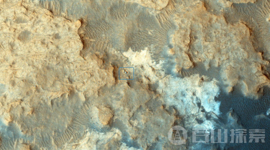 火星沉积岩照片