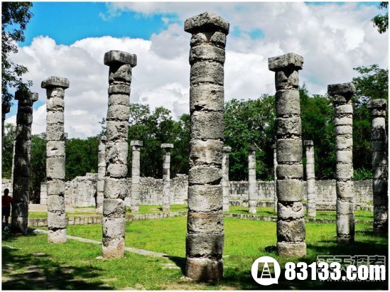 玛雅文明巨石柱