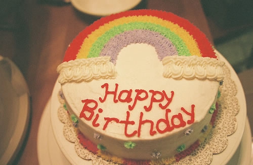 好看的生日蛋糕美图 微信背景图片