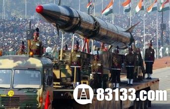美媒：印度核武器计划强大 针对中国和巴基斯坦