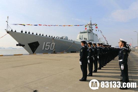 解放军“中华神盾”造舰速度惊人 6艘052C舰全部交付