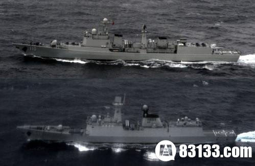 中国海军赶赴西太平洋 安倍急忙派军舰偷偷跟踪