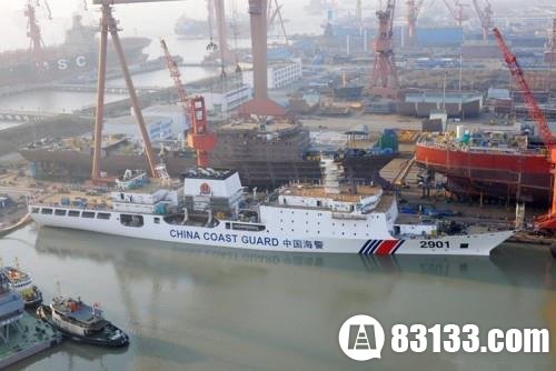 中国舰船再传喜人消息：疑似第2艘万吨海警船问世