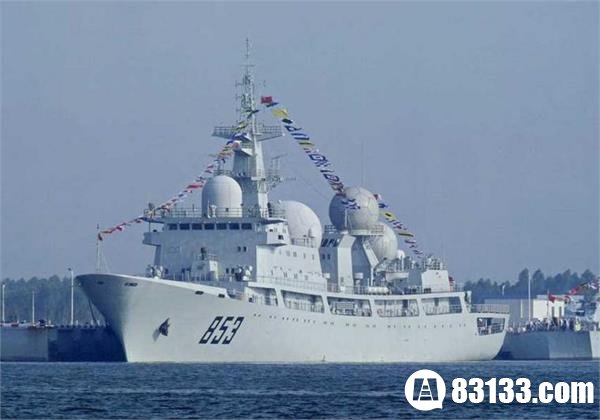 中国海军新电子侦察船下水 命名为“天狼星”