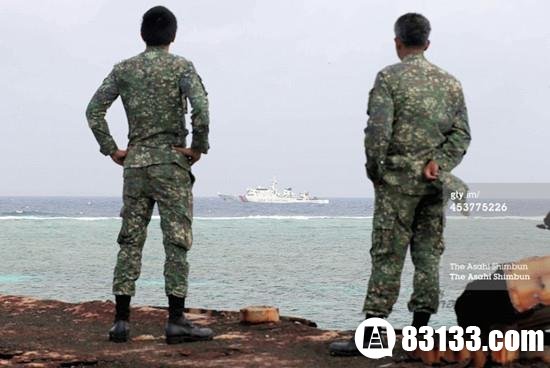 中国舰船牢牢“困死”仁爱礁 菲士兵只能眼巴巴看着