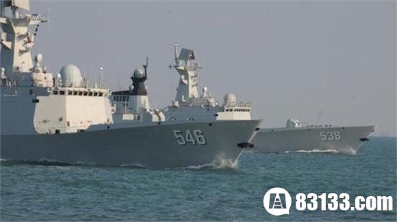 中国海军在西太举行史无前例海上演习 假定中日冲突