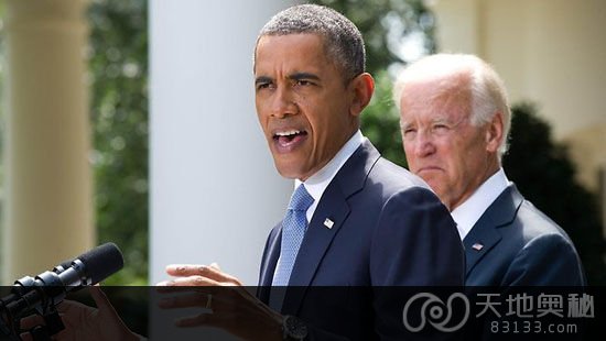 美国副总统乔・拜登和奥巴马（左）（资料图）