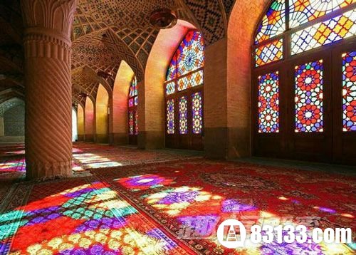 粉红清真寺，设拉子，伊朗