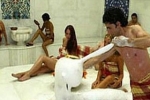 土耳其男女在浴室共浴选取新娘结婚